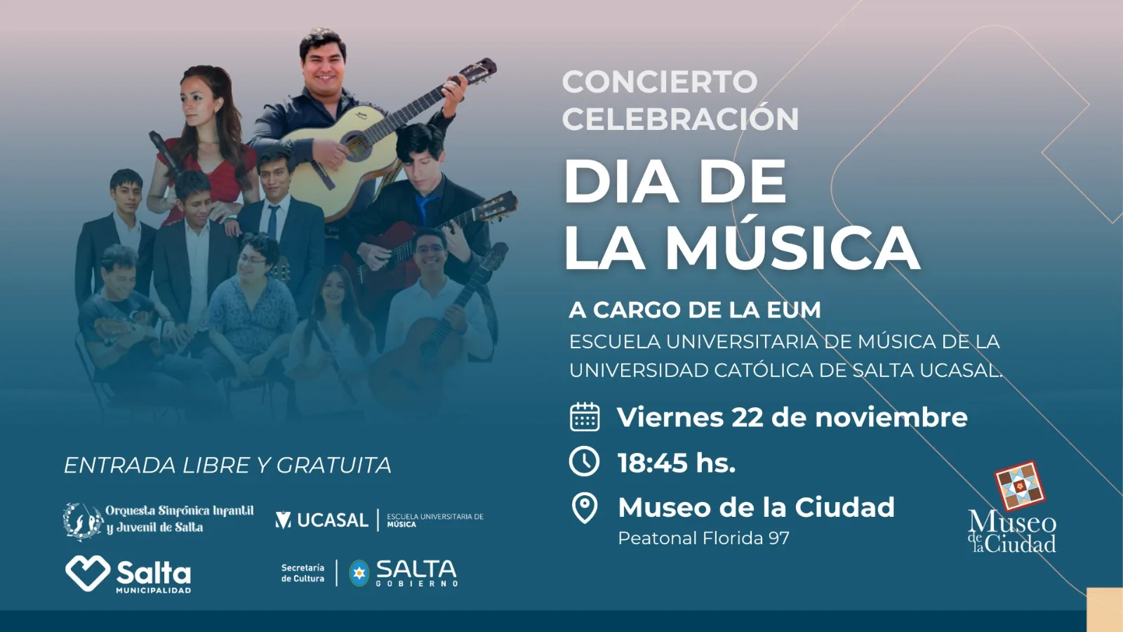 Este viernes se celebra el Día de la Música en el Museo de la Ciudad