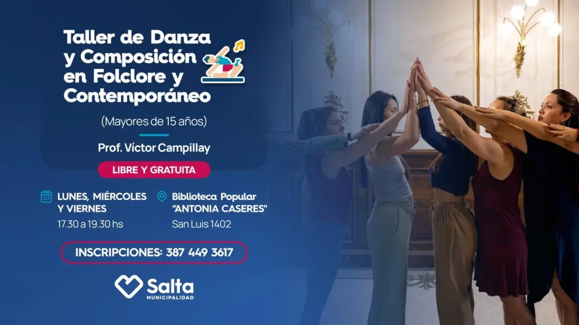 Folclore y danza contemporánea se encuentran en un nuevo taller municipal