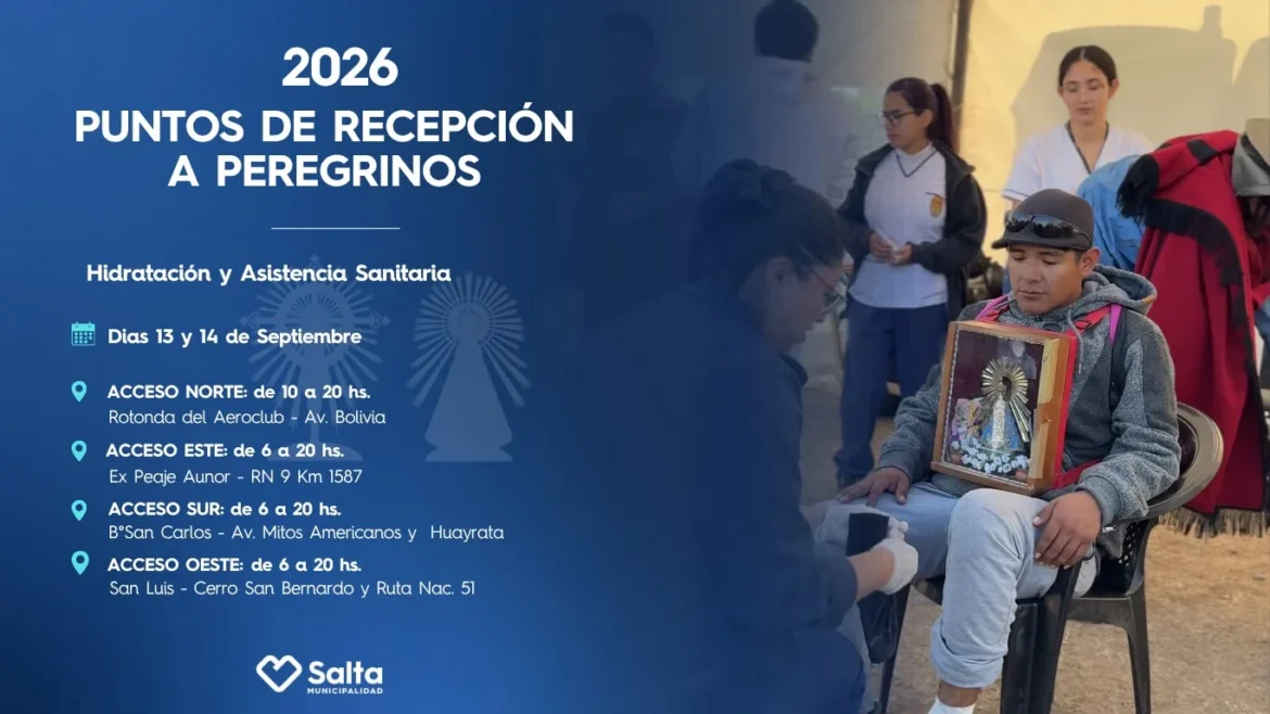 Salta se prepara para recibir a los peregrinos: asistencia, descanso y una ciudad que también acompaña